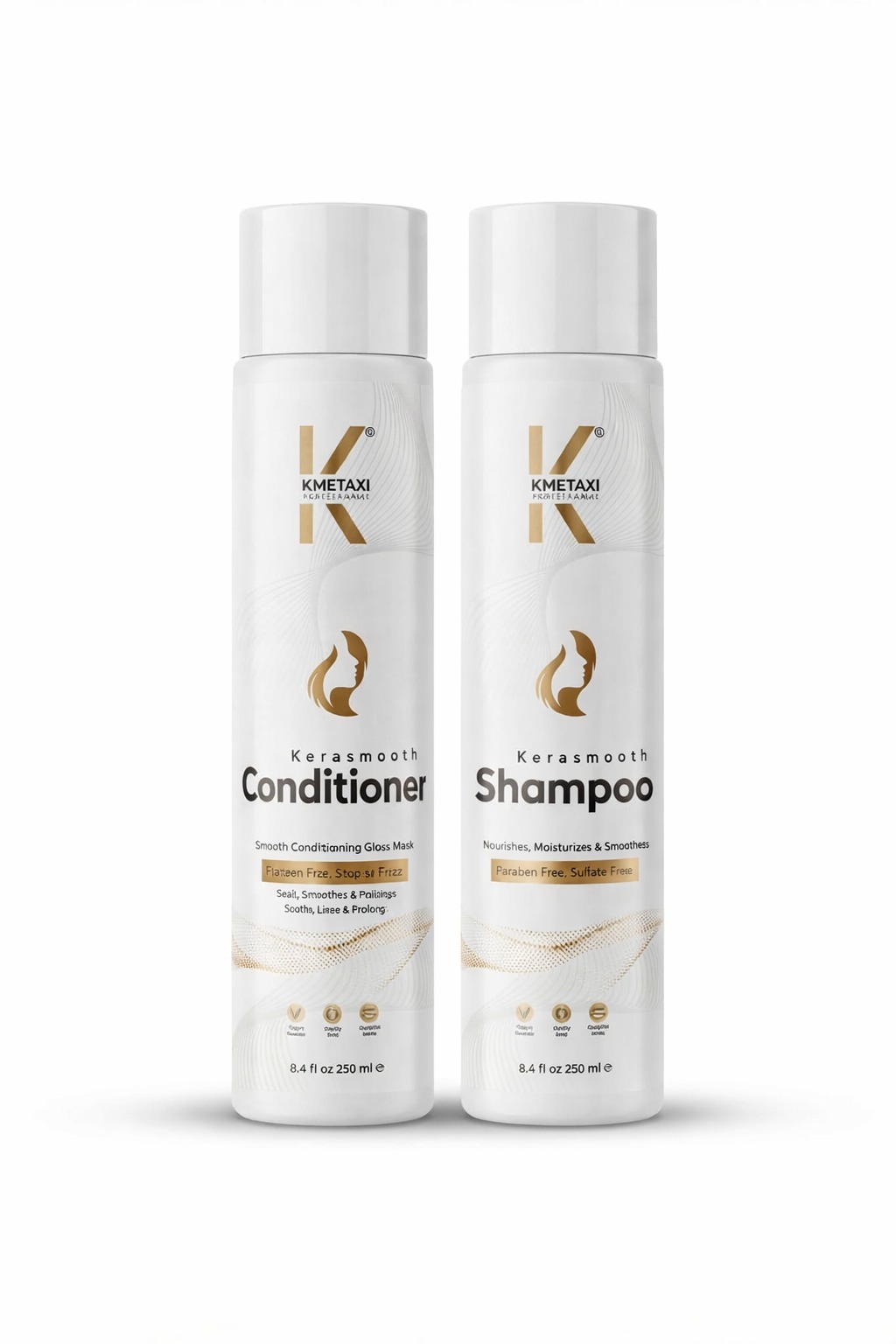 OFFER KMETAXI KERASMOOTH SHAMPOO - CONDITIONER COMBO