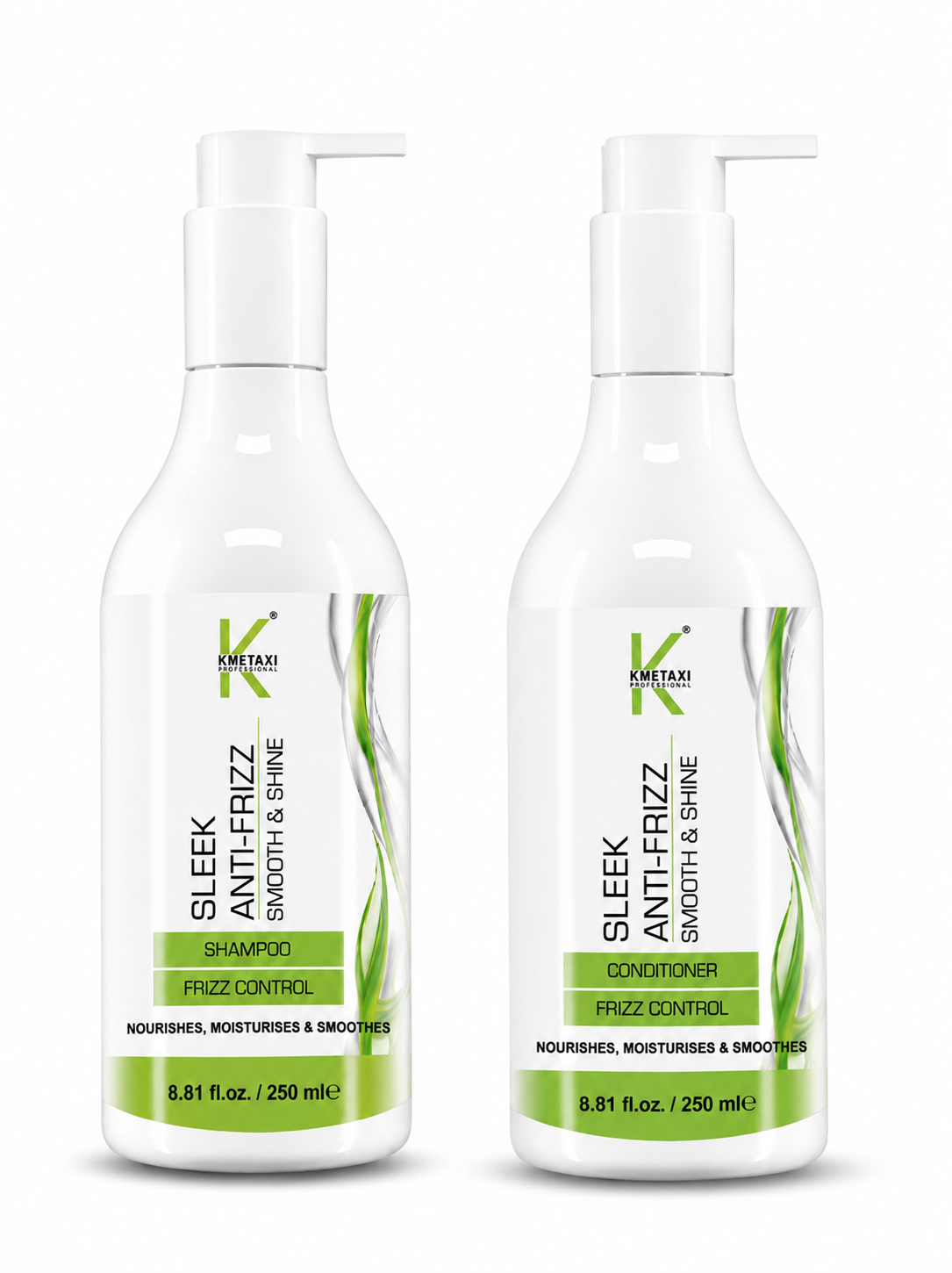 KMETAXI COMBO OFFER ANTI-FRIZZ SHAMPOO – CONDITIONER COMBO