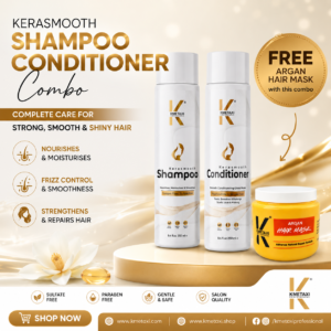 OFFER KMETAXI KERASMOOTH SHAMPOO - CONDITIONER COMBO