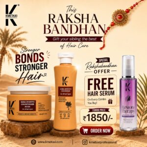 KMETAXI KERASMOOTH SHAMPOO - CONDITIONER COMBO